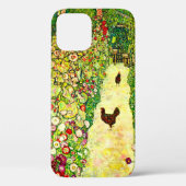Gustav Klimt Garten mit Hühnern Case-Mate iPhone Hülle (Rückseite)