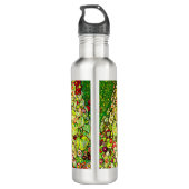 Gustav Klimt Garten mit Hühnern Edelstahlflasche (Rückseite)