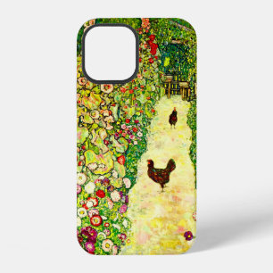 Gustav Klimt Garten mit Hühnern iPhone 12 Hülle