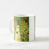 Gustav Klimt Garten mit Hühnern Kaffeetasse (Vorderseite Links)