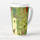 Gustav Klimt Garten mit Hühnern Milchtasse (Rechte Ecke)