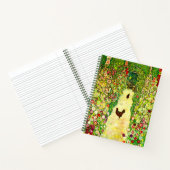 Gustav Klimt Garten mit Hühnern Notizblock (Innenseite)