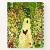 Gustav Klimt Garten mit Hühnern Notizblock (Rückseite)