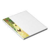 Gustav Klimt Garten mit Hühnern Notizblock (angewinkelt)