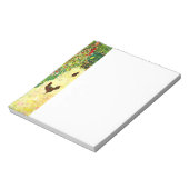 Gustav Klimt Garten mit Hühnern Notizblock (Rotiert)