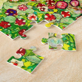 Gustav Klimt Garten mit Hühnern Puzzle (Seite)