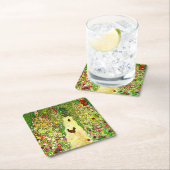 Gustav Klimt Garten mit Hühnern Rechteckiger Pappuntersetzer (Vor Ort)