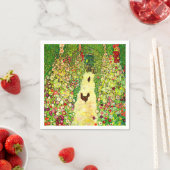 Gustav Klimt Garten mit Hühnern Serviette (Beispiel)