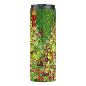 Gustav Klimt Garten mit Hühnern Thermosbecher (Rückseite)