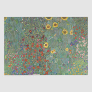 Gustav Klimt Garten mit Sonnenblumen (1907) Seidenpapier