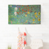 Gustav Klimt - Garten mit Sonnenblumen Banner (Insitu)