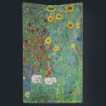 Gustav Klimt - Garten mit Sonnenblumen Banner<br><div class="desc">Garten mit Sonnenblumen / Bauerngarten mit Sonnenblumen - Gustav Klimt in 1905-1906</div>