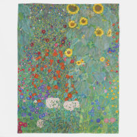 Gustav Klimt - Garten mit Sonnenblumen