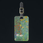 Gustav Klimt - Garten mit Sonnenblumen Gepäckanhänger<br><div class="desc">Garten mit Sonnenblumen / Bauerngarten mit Sonnenblumen - Gustav Klimt in 1905-1906</div>