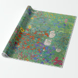 Gustav Klimt - Garten mit Sonnenblumen Geschenkpapier<br><div class="desc">Garten mit Sonnenblumen / Bauerngarten mit Sonnenblumen - Gustav Klimt in 1905-1906</div>