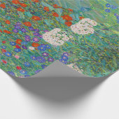 Gustav Klimt - Garten mit Sonnenblumen Geschenkpapier (Ecke)