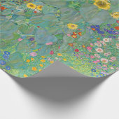 Gustav Klimt - Garten mit Sonnenblumen Geschenkpapier (Ecke)