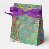 Gustav Klimt - Garten mit Sonnenblumen Geschenkschachtel (Vorderseite)