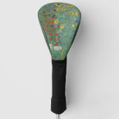 Gustav Klimt - Garten mit Sonnenblumen Golf Headcover (Vorderseite)