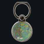 Gustav Klimt - Garten mit Sonnenblumen Handy Ring<br><div class="desc">Garten mit Sonnenblumen / Bauerngarten mit Sonnenblumen - Gustav Klimt in 1905-1906</div>