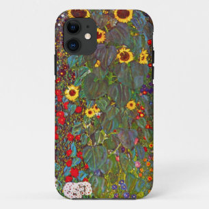 Gustav Klimt Garten mit Sonnenblumen iPhone 5 Hüll Case-Mate iPhone Hülle