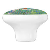 Gustav Klimt - Garten mit Sonnenblumen Keramikknauf (Seitenansicht)