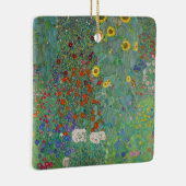Gustav Klimt - Garten mit Sonnenblumen Keramikornament (Rechts)