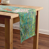 Gustav Klimt - Garten mit Sonnenblumen Kurzer Tischläufer (Beispiel)