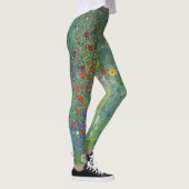 Gustav Klimt - Garten mit Sonnenblumen Leggings (Rechts)