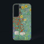 Gustav Klimt - Garten mit Sonnenblumen Samsung Galaxy Hülle<br><div class="desc">Garten mit Sonnenblumen / Bauerngarten mit Sonnenblumen - Gustav Klimt in 1905-1906</div>