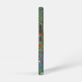 Gustav Klimt - Garten mit Sonnenblumen Samsung Galaxy Hülle (Rechte Seite)