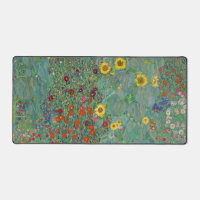Gustav Klimt - Garten mit Sonnenblumen