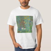 Gustav Klimt - Garten mit Sonnenblumen T-Shirt (Vorderseite)