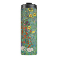 Gustav Klimt - Garten mit Sonnenblumen