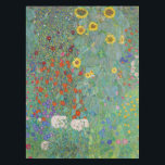 Gustav Klimt - Garten mit Sonnenblumen Tischdecke<br><div class="desc">Garten mit Sonnenblumen / Bauerngarten mit Sonnenblumen - Gustav Klimt in 1905-1906</div>