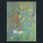 Gustav Klimt - Garten mit Sonnenblumen Tischdecke<br><div class="desc">Garten mit Sonnenblumen / Bauerngarten mit Sonnenblumen - Gustav Klimt in 1905-1906</div>