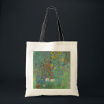 Gustav Klimt - Garten mit Sonnenblumen Tragetasche<br><div class="desc">Garten mit Sonnenblumen / Bauerngarten mit Sonnenblumen - Gustav Klimt in 1905-1906</div>