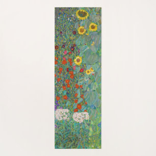 Gustav Klimt - Garten mit Sonnenblumen Yogamatte