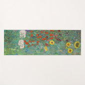 Gustav Klimt - Garten mit Sonnenblumen Yogamatte (Vorderseite (Horizontal))