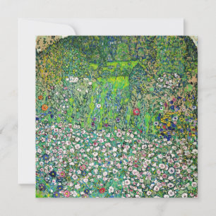 Gustav Klimt - Gartenbau und Bergbau Einladung