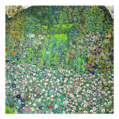 Gustav Klimt - Gartenbau und Bergbau Fotodruck (Vorne)