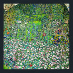 Gustav Klimt - Gartenbau und Bergbau Poster<br><div class="desc">Gartenlandschaft mit Hilltop - Gustav Klimt,  Öl auf Leinwand,  1916</div>