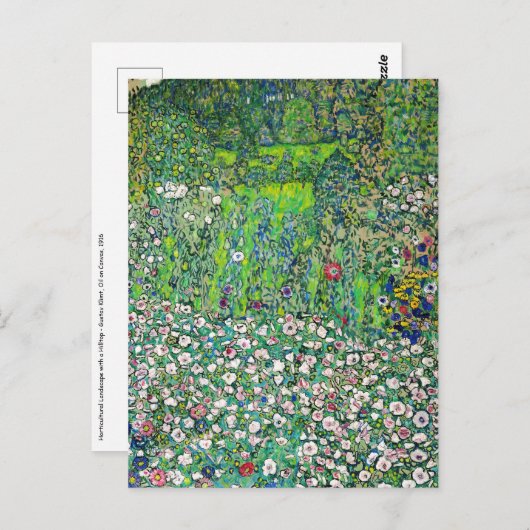 Gustav Klimt - Gartenbau und Bergbau Postkarte (Vorne/Hinten)
