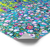 Gustav Klimt - Gartenbaugebiet mit Hillto Poster (Ecke)