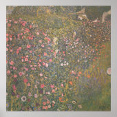 Gustav Klimt - Gartenlandschaft Italiens Poster (Vorne)