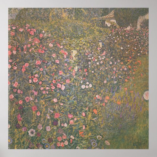 Gustav Klimt - Gartenlandschaft Italiens Poster (Vorne)