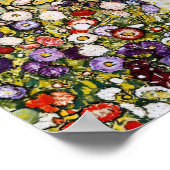 Gustav Klimt - Gartenweg über Hühner Poster (Ecke)