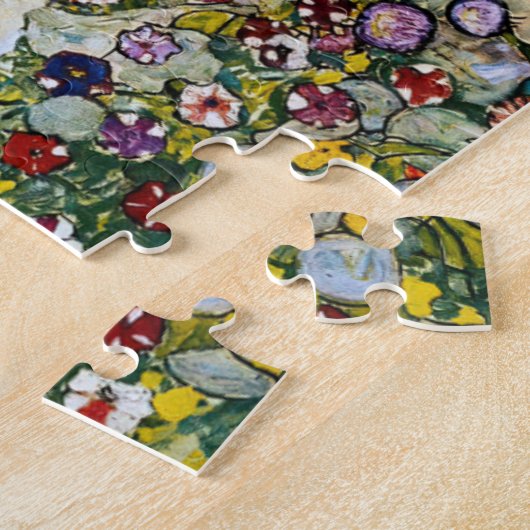 Gustav Klimt - Gartenweg über Hühner Puzzle (Seite)