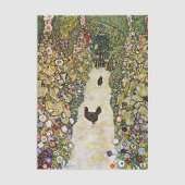 Gustav Klimt - Gartenweg über Hühner Seidenpapier
