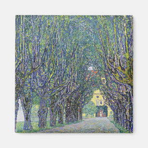 Gustav Klimt-Gemälde, Allee am Schloss Kammer Magnet